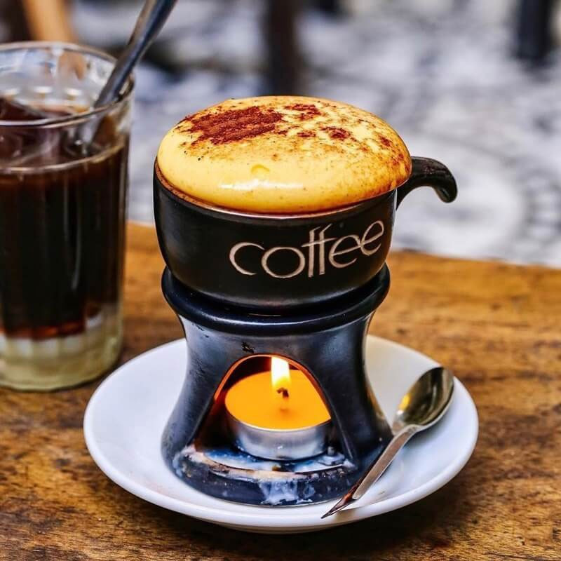 Egg coffee